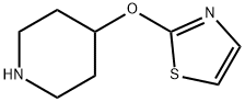 4-(1,3-thiazol-2-yloxy)piperidine, 1185540-87-7, 结构式