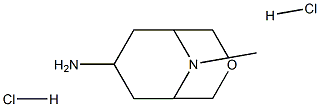 exo-7-amino-9-methyl-3-oxa-9-azabicyclo[3.3.1]nonane dihydrochloride Structure