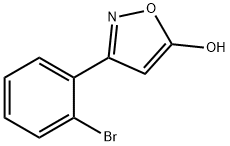 3-(2-溴苯基)-5-羟基异噁唑 结构式