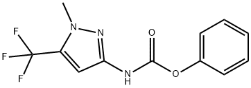 phenyl (1-methyl-5-(trifluoromethyl)-1H-pyrazol-3-yl)carbamate Structure