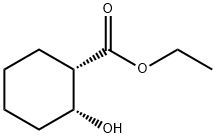 Cyclohexanecarboxylic acid, 2-hydroxy-, ethyl ester, (1S,2R)- Structure