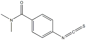 4-isothiocyanato-N,N-dimethylbenzamide 结构式