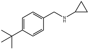 N-[(4-tert-Butylphenyl)methyl]cyclopropanamine Structure