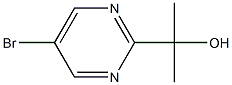 2-(5-bromopyrimidin-2-yl)propan-2-ol Struktur