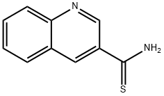 喹啉-3-硫代甲酰胺, 1195587-35-9, 结构式