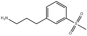 3-(3-methanesulfonylphenyl)propan-1-amine Structure