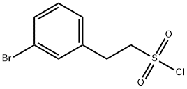 2-(3-溴苯基)乙烷-1-磺酰氯 结构式