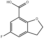 5-氟-2,3-二氢苯并呋喃-7-羧酸,1197231-40-5,结构式