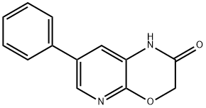 7-PHENYL-1H-PYRIDO[2,3-B][1,4]OXAZIN-2(3H)-ONE, 1198154-03-8, 结构式