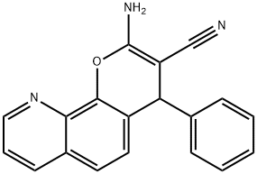 2-Amino-4-phenyl-4H-pyrano[3,2-h]quinoline-3-carbonitrile|