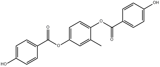 [4-(4-HYDROXYBENZOYL)OXY-3-METHYL-PHENYL] 4-HYDROXYBENZOATE|1,1'-(2-甲基-1,4-亚苯基)双(4-羟基苯甲酸酯)