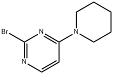 2-Bromo-4-piperidinopyrimidine Structure