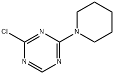 2-Chloro-4-(piperidino)-1,3,5-triazine Structure