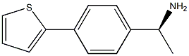 (1S)-1-(4-THIEN-2-YLPHENYL)ETHANAMINE 化学構造式