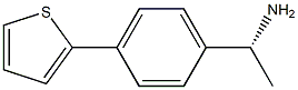 (1R)-1-(4-THIEN-2-YLPHENYL)ETHANAMINE Struktur