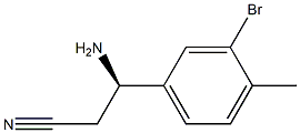 (3R)-3-AMINO-3-(3-BROMO-4-METHYLPHENYL)PROPANENITRILE|