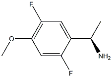 (1R)-1-(2,5-DIFLUORO-4-METHOXYPHENYL)ETHYLAMINE 结构式