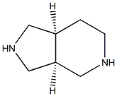 (3aS,7aS)-octahydro-1H-pyrrolo[3,4-c]pyridine 化学構造式