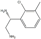 (1R)-1-(2-CHLORO-3-METHYLPHENYL)ETHANE-1,2-DIAMINE Structure