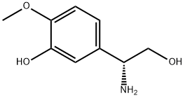 (R)-5-(1-氨基-2-羟乙基)-2-甲氧基苯酚 结构式