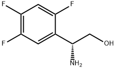 (2R)-2-AMINO-2-(2,4,5-TRIFLUOROPHENYL)ETHAN-1-OL Struktur