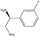 (1S)-1-(3-FLUOROPHENYL)ETHANE-1,2-DIAMINE 结构式
