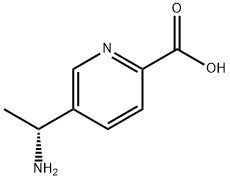 (R)-5-(1-氨基乙基)吡啶甲酸, 1212928-84-1, 结构式