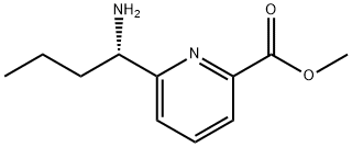 METHYL 6-((1S)-1-AMINOBUTYL)PYRIDINE-2-CARBOXYLATE Structure