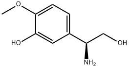 (S)-5-(1-氨基-2-羟乙基)-2-甲氧基苯酚,1212948-12-3,结构式