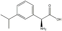 (2S)-2-AMINO-2-[3-(METHYLETHYL)PHENYL]ACETIC ACID Structure