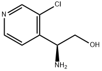 (2S)-2-AMINO-2-(3-CHLORO(4-PYRIDYL))ETHAN-1-OL Structure