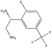 (1R)-1-[2-FLUORO-5-(TRIFLUOROMETHYL)PHENYL]ETHANE-1,2-DIAMINE Struktur