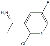 (1S)-1-(2-chloro-5-fluoropyridin-3-yl)ethanamine Structure