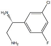 (R)-1-(3-氯-5-氟苯基)乙烷-1,2-二胺 结构式