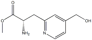 METHYL (2S)-2-AMINO-3-[4-(HYDROXYMETHYL)(2-PYRIDYL)]PROPANOATE Structure