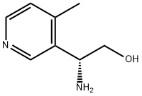 (2R)-2-AMINO-2-(4-METHYL(3-PYRIDYL))ETHAN-1-OL 结构式