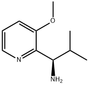 (1R)-1-(3-METHOXY(2-PYRIDYL))-2-METHYLPROPYLAMINE Struktur