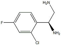 (1S)-1-(2-CHLORO-4-FLUOROPHENYL)ETHANE-1,2-DIAMINE 结构式
