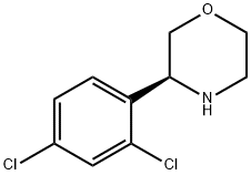 (3S)-3-(2,4-DICHLOROPHENYL)MORPHOLINE Structure