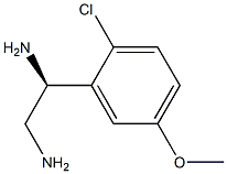 (1S)-1-(2-CHLORO-5-METHOXYPHENYL)ETHANE-1,2-DIAMINE Structure