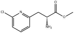 METHYL (2R)-2-AMINO-3-(6-CHLOROPYRIDIN-2-YL)PROPANOATE Struktur