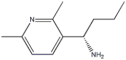 (1S)-1-(2,6-DIMETHYL(3-PYRIDYL))BUTYLAMINE Structure