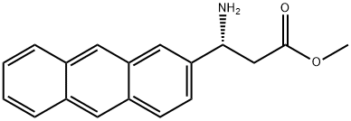 METHYL (3R)-3-AMINO-3-(2-ANTHRYL)PROPANOATE,1213483-20-5,结构式