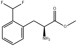 METHYL (2S)-2-AMINO-3-[2-(DIFLUOROMETHYL)PHENYL]PROPANOATE|