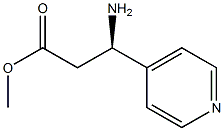 METHYL (3R)-3-AMINO-3-(4-PYRIDYL)PROPANOATE Struktur
