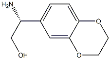 (R)-2-氨基-2-(2,3-二氢苯并[B][1,4]二氧杂环己烷-6-基)乙烷-1-醇 结构式