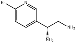 (1R)-1-(6-BROMO(3-PYRIDYL))ETHANE-1,2-DIAMINE Struktur