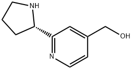 (2-[(2S)-PYRROLIDIN-2-YL]PYRIDIN-4-YL)METHANOL Struktur