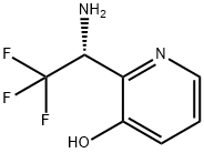 2-((1R)-1-AMINO-2,2,2-TRIFLUOROETHYL)PYRIDIN-3-OL Struktur