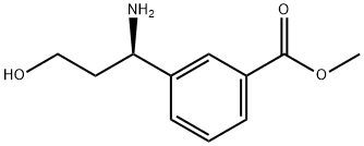 METHYL 3-((1R)-1-AMINO-3-HYDROXYPROPYL)BENZOATE 结构式